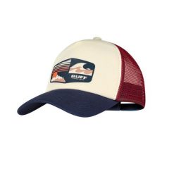 Czapka z daszkiem Buff Trucker. Czerwone czapki męskie Buff, bez wzorów, sportowe. Za 119.90 zł.