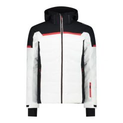 Kurtka narciarska z kapturem i zamkiem CMP. Białe kurtki narciarskie i snowboardowe męskie CMP, na zimę, m, bez wzorów, z kapturem, narciarskie. W wyprzedaży za 1,025.00 zł.