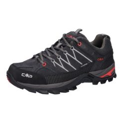 Buty trekkingowe męskie CMP Rigel Low. Szare buty trekkingowe męskie CMP, bez wzorów, bez zapięcia, wspinaczkowe. Za 379.99 zł.