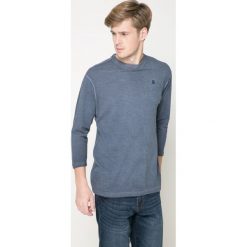 G-Star Raw - Longsleeve. Szare koszulki męskie z długim rękawem G-Star Raw, z bawełny, retro, z okrągłym kołnierzem, z długim rękawem. W wyprzedaży za 99.90 zł.