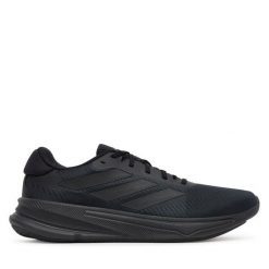 Buty do biegania adidas. Czarne buty do biegania męskie ADIDAS, bez wzorów, bez zapięcia, do biegania. Za 379.99 zł.