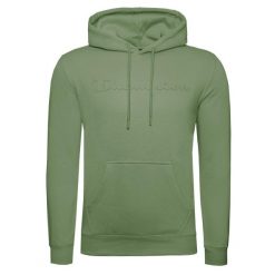 Bluza sportowa męska Champion 218282GS088. Zielone bluzy nierozpinane męskie CHAMPION, m, bez wzorów, casualowe, bez ramiączek, z kapturem. Za 191.15 zł.