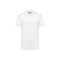 Polo suprima Kariban Premium. Białe koszulki polo męskie KARIBAN, m, bez wzorów, z bawełny, bez kołnierzyka, bez ramiączek. Za 155.50 zł.