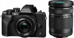 Aparat Olympus OM-D E-M10 Mark IV Czarny + 14-42mm f/3.5-5.6 + 40-150mm f/4-5.6 (V207134BE000). Bezlusterkowce OLYMPUS. Za 4,862.53 zł.
