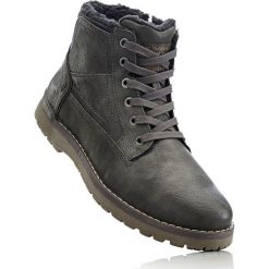 Kozaki sznurowane Mustang bonprix antracytowy. Buty zimowe męskie marki bonprix. Za 149.99 zł.