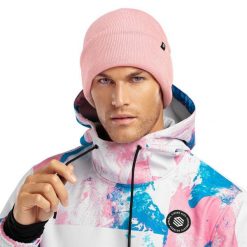 Czapka zimowa beanie męska Snowflake. Czerwone czapki męskie SIROKO, na zimę, bez wzorów, z tkaniny, sportowe. W wyprzedaży za 84.00 zł.