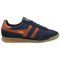 Nylonowe sneakersy z sznurowadłami Gola Tornado. Niebieskie buty sportowe na co dzień męskie Gola, m, bez wzorów, z nylonu, retro, bez ramiączek, bez kaptura. Za 413.50 zł.