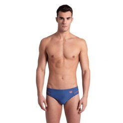 Kąpielówki męskie slipy treningowe na basen Arena Men Profile Graphic. Niebieskie kąpielówki męskie ARENA, m, bez wzorów. Za 111.98 zł.