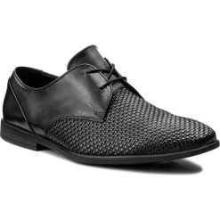 Półbuty CLARKS - Bampton Weave 261321957 Black Leather. Eleganckie półbuty męskie marki Clarks. W wyprzedaży za 199.00 zł.