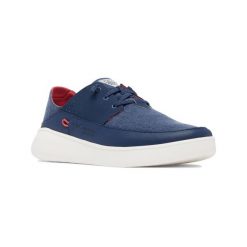 Buty letnie męskie Columbia Boatside Relaxed Pfg. Niebieskie buty zimowe męskie Columbia, na lato, bez wzorów, sportowe, bez obcasa, bez zapięcia. W wyprzedaży za 305.10 zł.