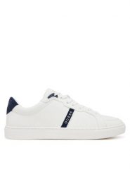 Guess Sneakersy FMTTO4 ELE12 Biały. Białe buty sportowe na co dzień męskie Guess, m, z aplikacjami, ze skóry, bez ramiączek, bez kaptura. Za 349.99 zł.