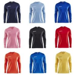 Koszulka treningowa męska Craft Squad Solid. Niebieskie koszulki męskie z długim rękawem Craft, m, bez wzorów, sportowe, bez kołnierzyka, bez ramiączek. Za 138.00 zł.