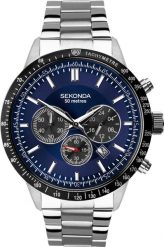 Zegarek Sekonda Zegarek męski Sekonda 1970 srebrny. Szare zegarki męskie Sekonda, srebrne. Za 650.00 zł.