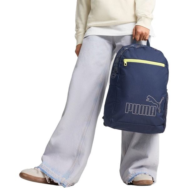 Plecak Puma Phase Backpack II 20L. Niebieskie plecaki męskie Puma, bez wzorów, z poliesteru. Za 85.00 zł.