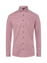 Finshley & Harding Męska koszula biznesowa Mężczyźni Modern Fit Bawełna czerwony|biały w kratkę, 39. Białe koszule męskie Finshley & Harding, m, bez wzorów, z bawełny, bez kołnierzyka, bez ramiączek. Za 159.95 zł.