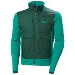Polar Helly Hansen Versalite Hybrid. Zielone bluzy z polaru męskie Helly Hansen, bez wzorów, z polaru, sportowe, bez ramiączek, bez kaptura. Za 506.50 zł.