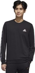 Adidas Bluza męska M E Tpe Swt czarna r. S (GD5448). Czarne bluzy nierozpinane męskie ADIDAS, m, bez wzorów, bez ramiączek, bez kaptura. Za 196.08 zł.