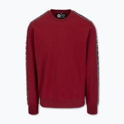 Bluza męska Pitbull Tape Nugget Crewneck Sweatshirt. Czerwone bluzy nierozpinane męskie PITBULL, m, bez wzorów, sportowe, bez ramiączek, bez kaptura. Za 159.99 zł.