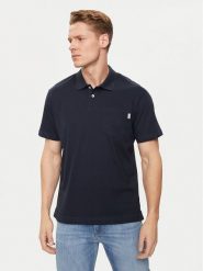Pepe Jeans Polo Holden PM542154 Granatowy Regular Fit. Niebieskie koszulki polo męskie Pepe Jeans, m, bez wzorów, z bawełny, bez kołnierzyka, bez ramiączek. Za 279.99 zł.