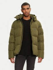 Karl Lagerfeld Jeans Kurtka zimowa 246D1504 Khaki Regular Fit. Brązowe kurtki męskie Karl Lagerfeld Jeans, na zimę, m, bez wzorów, z jeansu, bez ramiączek, bez kaptura. Za 899.99 zł.