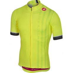 Castelli Koszulka Podio Doppio Jersey Fz Yellow Fluo, Xxl. T-shirty sportowe męskie marki Castelli. Za 335.00 zł.