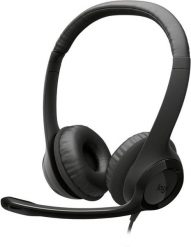 Logitech H390 USB Zestaw słuchawkowy Przewodowa Opaska na głowę Połączenia/muzyka USB Typu-A Czarny. Czarne zestawy słuchawkowe LOGITECH. Za 149.99 zł.
