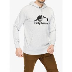 Bluza z kapturem męska Helly Hansen Nord Graphic Pullover Hoodie. Szare bluzy nierozpinane męskie Helly Hansen, m, bez wzorów, casualowe, bez ramiączek, z kapturem. Za 369.50 zł.