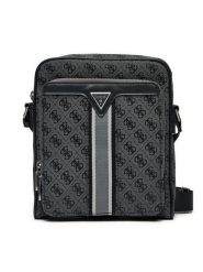 Guess Saszetka HMMIST P5160 Szary. Szare saszetki męskie Guess, z aplikacjami, ze skóry. Za 249.99 zł.