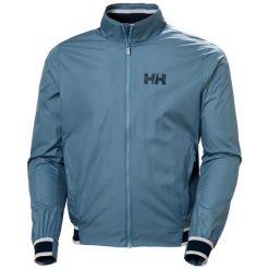 Kurtka wodoodporna Helly Hansen Salt Windbreaker. Niebieskie kurtki męskie Helly Hansen, m, bez wzorów, bez ramiączek, bez kaptura. W wyprzedaży za 545.00 zł.
