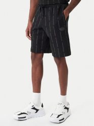 EA7 Emporio Armani Szorty sportowe 7M001393 AF12660 FC039 Czarny Regular Fit. Czarne szorty sportowe męskie EA7 Emporio Armani, bez wzorów, z syntetyku, sportowe. Za 449.99 zł.
