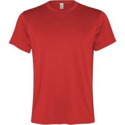 Męska Koszulka Sportowa Z Krótkim Rękawem Slam. Czerwone t-shirty sportowe męskie ROLY, l, bez wzorów, sportowe, bez ramiączek. Za 36.99 zł.
