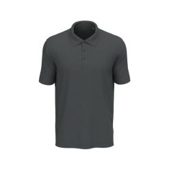 Męska Koszulka Polo Lux. Szare koszulki polo męskie Stedman, m, bez wzorów, bez kołnierzyka, bez ramiączek. Za 65.99 zł.