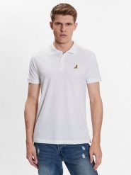 Brave Soul Polo MPS-131KUROKIC Biały Regular Fit. Białe koszulki polo męskie Brave Soul, m, bez wzorów, z syntetyku, bez kołnierzyka, bez ramiączek. Za 99.99 zł.