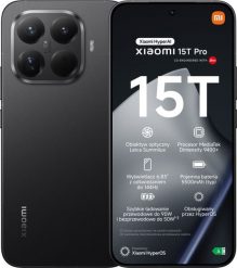 Smartfon Xiaomi 15T Pro 5G 12/1TB Czarny (68002). Czarne smartfony Xiaomi. Za 3,559.48 zł.
