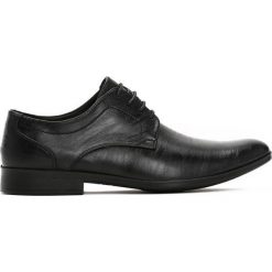 Czarne Półbuty Tergo. Eleganckie półbuty męskie marki Born2be. Za 79.99 zł.