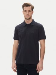 Aeronautica Militare Polo 251PO1868P347 Granatowy Regular Fit. Niebieskie koszulki polo męskie Aeronautica Militare, m, bez wzorów, z bawełny, bez kołnierzyka, bez ramiączek. Za 319.99 zł.
