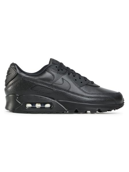 Nike Sneakersy Air Max 90 Ltr CZ5594 001 Czarny. Czarne buty sportowe na co dzień męskie Nike, m, bez wzorów, ze skóry, bez ramiączek, bez kaptura. Za 669.99 zł.
