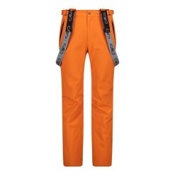 Spodnie męskie narciarskie CMP 3W17397N. Białe spodnie narciarskie i snowboardowe męskie CMP, bez wzorów, narciarskie. W wyprzedaży za 575.55 zł.