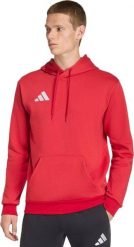 Bluza męska adidas Entrada 26 Hoody czerwona JZ6576 M. Czerwone bluzy nierozpinane męskie ADIDAS, m, bez wzorów, bez ramiączek, bez kaptura. Za 198.99 zł.