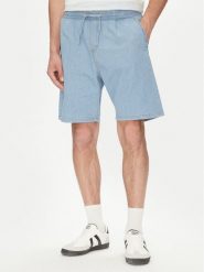 Jack & Jones Szorty jeansowe Tony 12270251 Niebieski Relaxed Fit. Niebieskie szorty męskie Jack & Jones, bez wzorów, z bawełny. Za 79.99 zł.