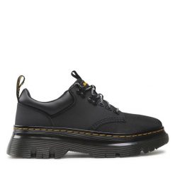 Półbuty Dr. Martens. Czarne codzienne półbuty męskie Dr. Martens, bez wzorów, bez obcasa, bez zapięcia. Za 499.99 zł.