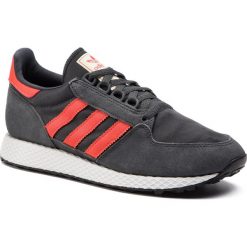 Buty adidas - Forest Grove BD7940 Carbon/Actora/Easyel. Szare buty sportowe na co dzień męskie ADIDAS, bez wzorów, z materiału, bez ramiączek. Za 329.00 zł.