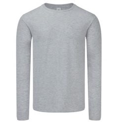 Męska Koszulka Z Długim Rękawem Iconic 150 Plain Classic. Szare koszulki męskie z długim rękawem Fruit of the Loom, m, bez wzorów, sportowe, bez kołnierzyka, bez ramiączek. Za 43.99 zł.