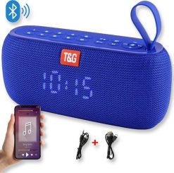 Głośnik T&G GŁOŚNIK BLUETOOTH BEZPRZEWODOWY PRZENOŚNY MOBILNY FM BT USB RADIO CHARGE TG177. Głośniki przenośne T&G. Za 69.99 zł.