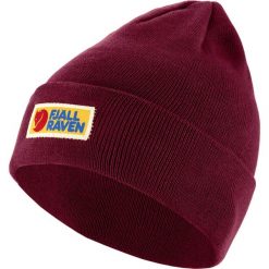 Czapka zimowa Fjallraven Vardag Classic Beanie - bordeaux red. Czerwone czapki męskie Fjällräven, na zimę, bez wzorów, sportowe. Za 140.99 zł.