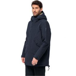 Kurtka turystyczna męska Jack Wolfskin Talforst. Niebieskie kurtki męskie Jack Wolfskin, m, bez wzorów, z bawełny, bez ramiączek, bez kaptura. Za 982.24 zł.