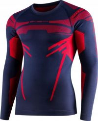 Brubeck LS15700 Bluza męska DRY ciemnoniebieski/czerwony L. Czerwone bielizna termoaktywna męska Brubeck, l, bez wzorów, bez ramiączek. Za 185.58 zł.