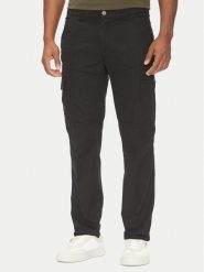 Aeronautica Militare Spodnie materiałowe 251PA1662CT3526 Czarny Regular Fit. Czarne spodnie na co dzień męskie Aeronautica Militare, bez wzorów, z bawełny. Za 539.99 zł.