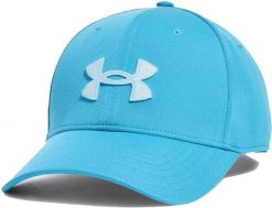 Czapka Under Armour męska BLITZING ADJ CAP z daszkiem Niebieska. Niebieskie czapki męskie Under Armour, bez wzorów. Za 81.40 zł.
