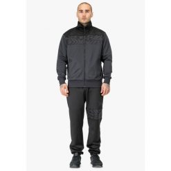 Kurtka z dresu Tapout Spirit. Czarne kurtki męskie TAPOUT, m, bez wzorów, z dresówki, bez ramiączek, bez kaptura. Za 466.00 zł.